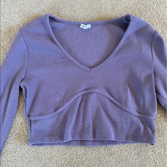 Purple crop top - Picture 1 of 3